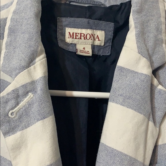 Merona Striped Blazer - Picture 3 of 6